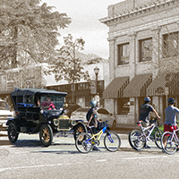 Yale Ave with 1915 Model T